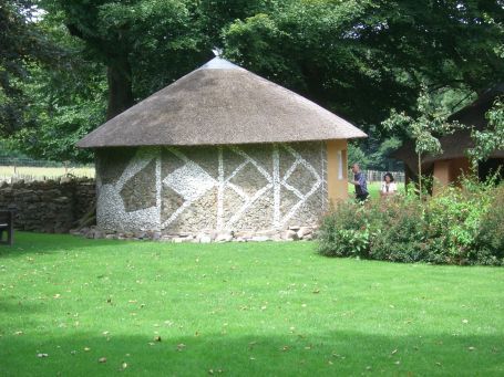 Berg en Dal : Afrika Museum, Freilichtmuseum, Gehöft aus Lesotho